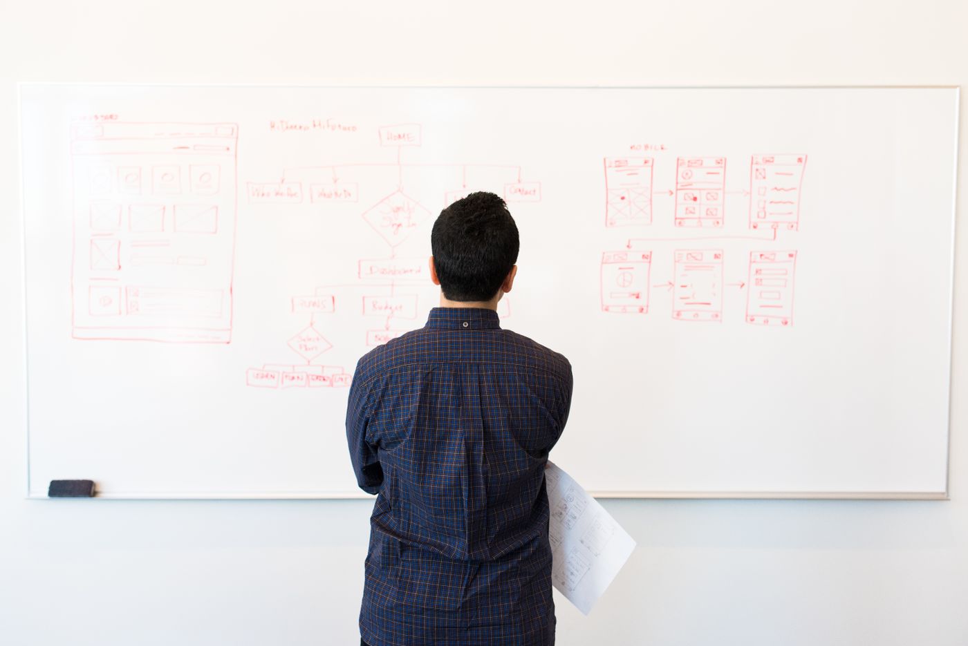 Kỹ sư phân tích sơ đồ kiến trúc phần mềm khi cân nhắc monolith và microservices