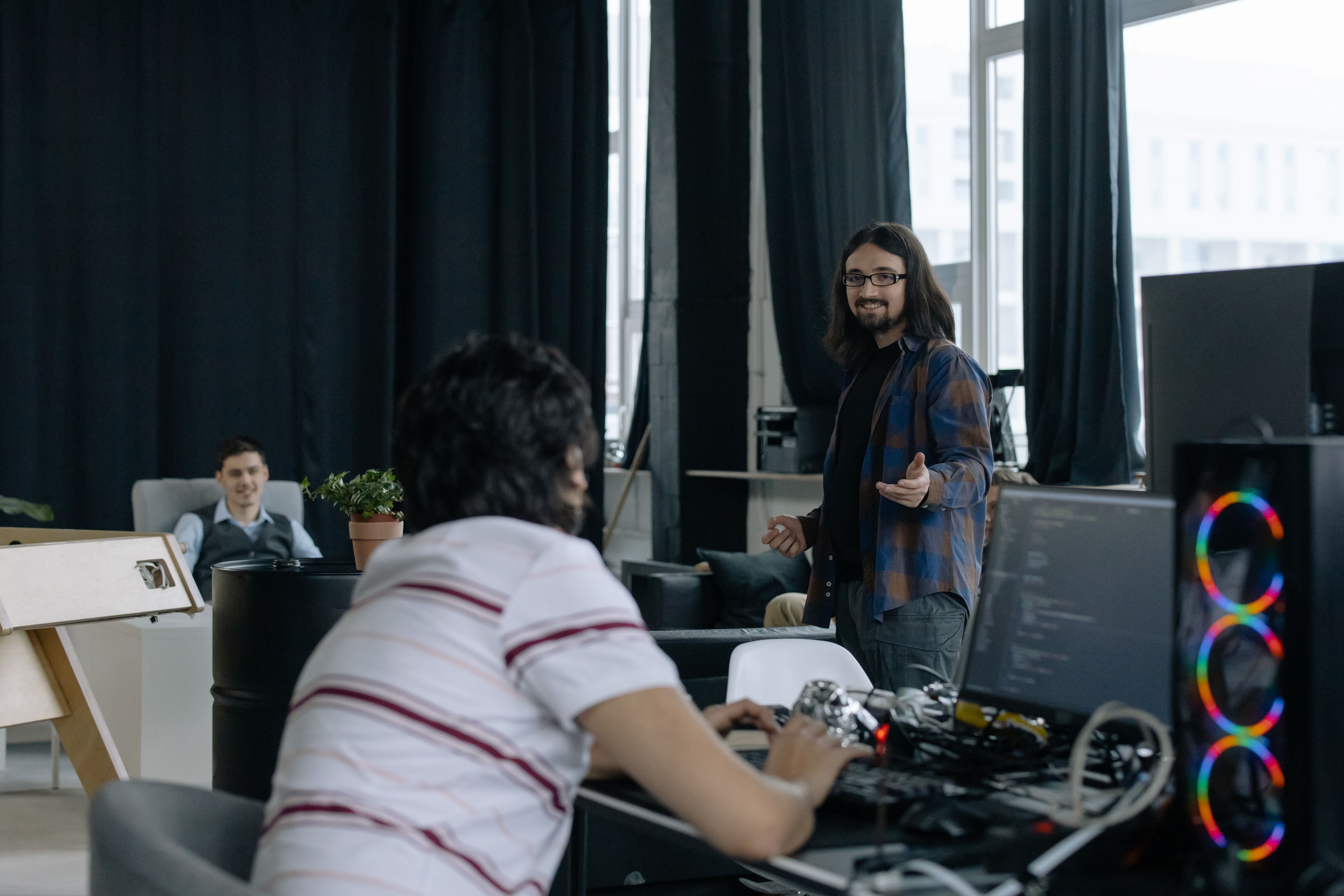 A SID engineering pod collaborating at kickoff in the Ho Chi Minh City studio